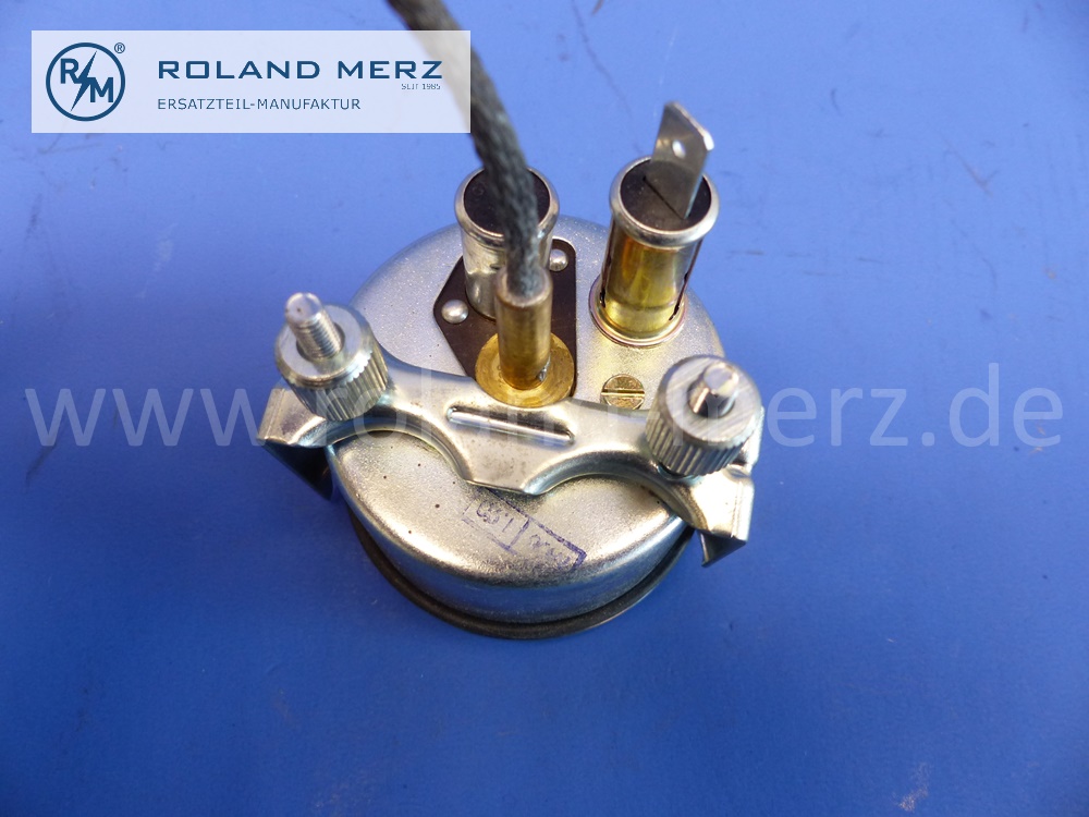 KR1100 Fernthermometer VDO für Bukh Diesel Traktoren 302, 403, 13/6/41, 50mm Einbaudurchmesser, Original VDO Neuteil, NOS 