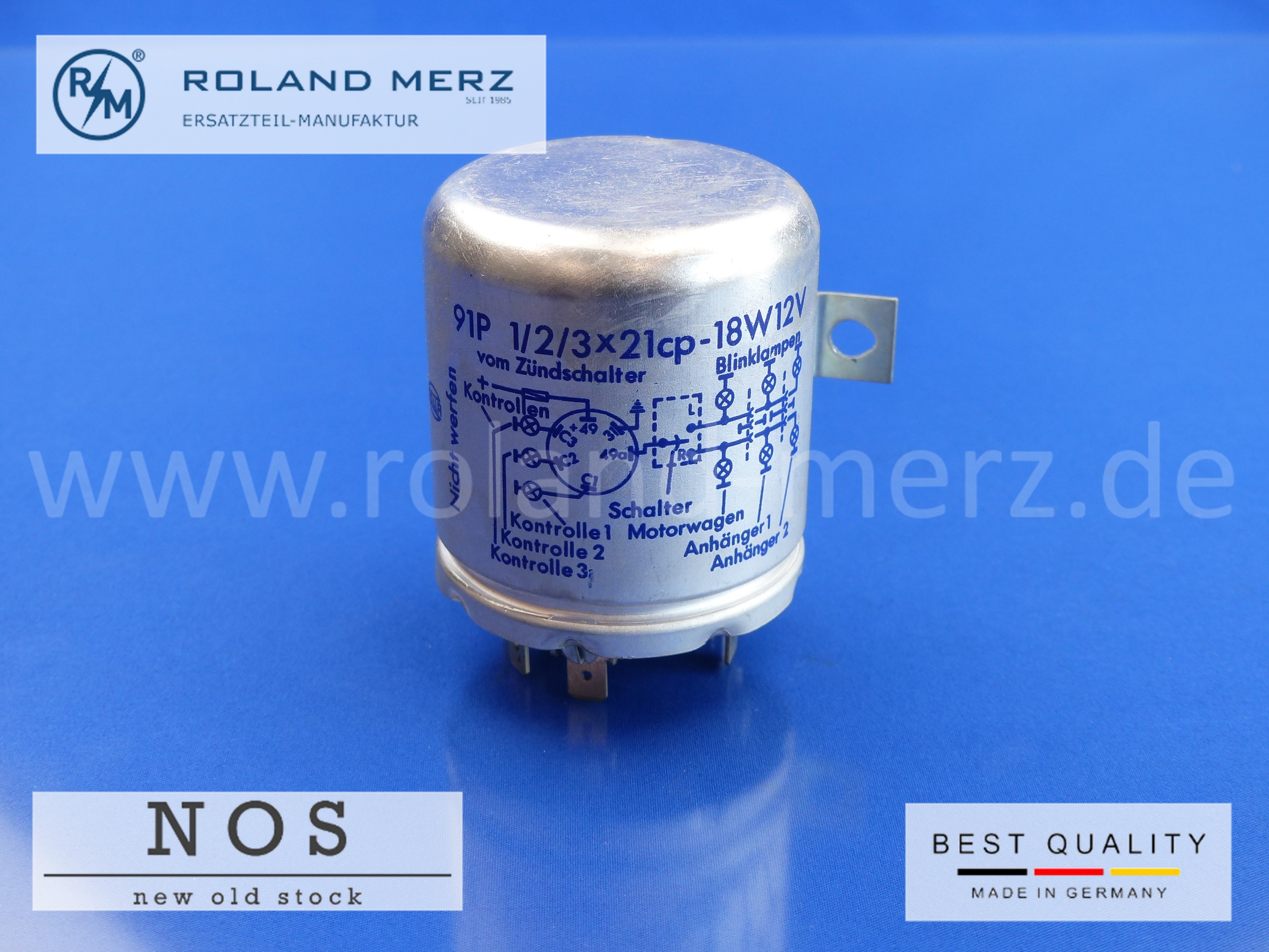 P1150216 Blinkgeber Hella 91P, 12V, 18W, max. 2 Anhänger