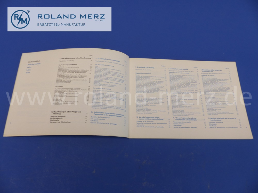 1105843596 Betriebsanleitung, Bedienungsanleitung, Mercedes W110, 230, mehrsprachig, November 1965, 153 Seiten, Original Mercedes Neuteil, NOS 