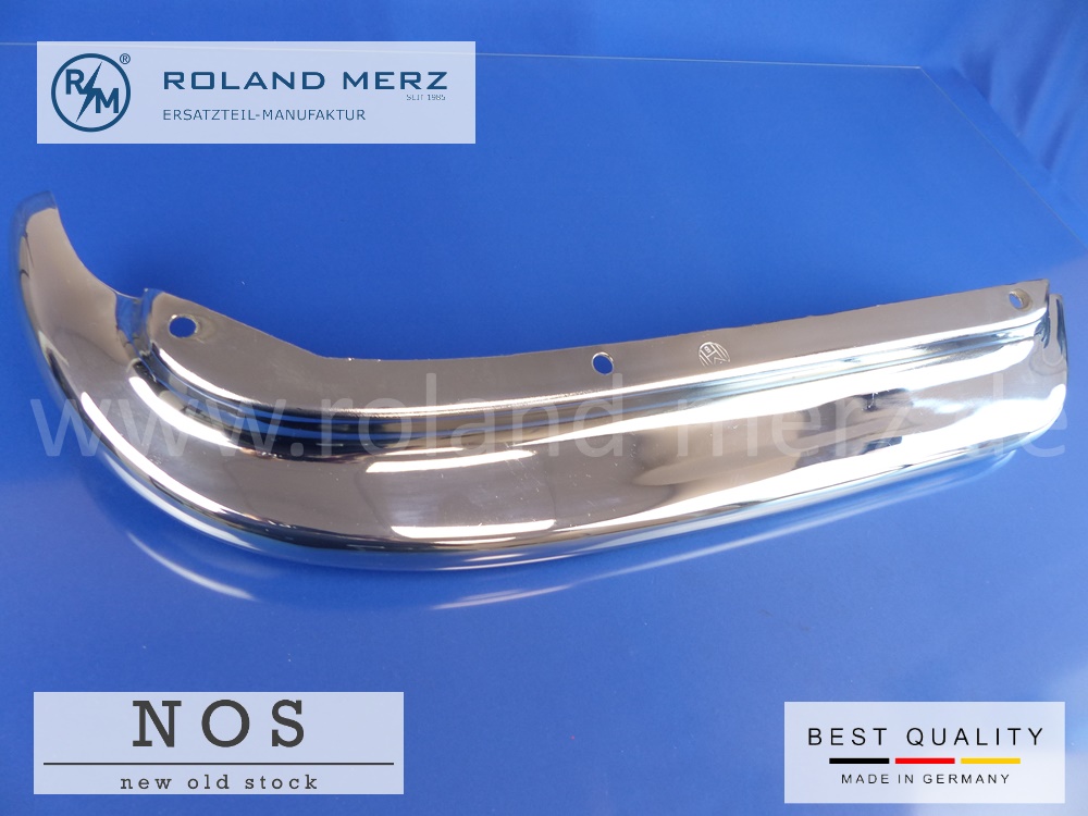 1128850605 Stoßfänger Oberteil hinten rechts Mercedes 220B, 220SB, 220SEB, 300SE, Original MB-Neuteil NOS 
