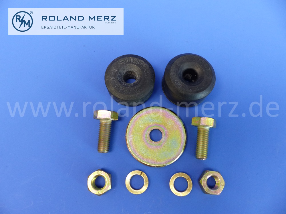 1155860332 / 1153200056 repair kit, shock absorber fixation, rear axle, Mercedes W116, W126, 280S, 280SE, 450SE, 450SEL, 300SD, original Mercedes spare part, NOS