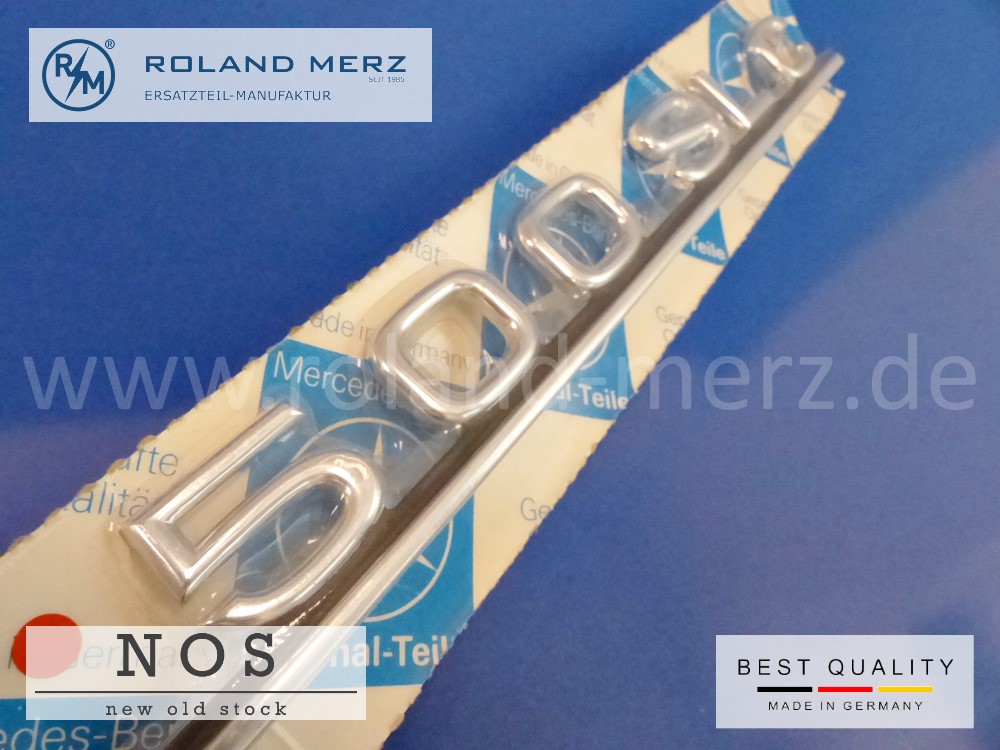 1078171015 Typenzeichen / Schriftzug Mercedes 500SLC Bm 107