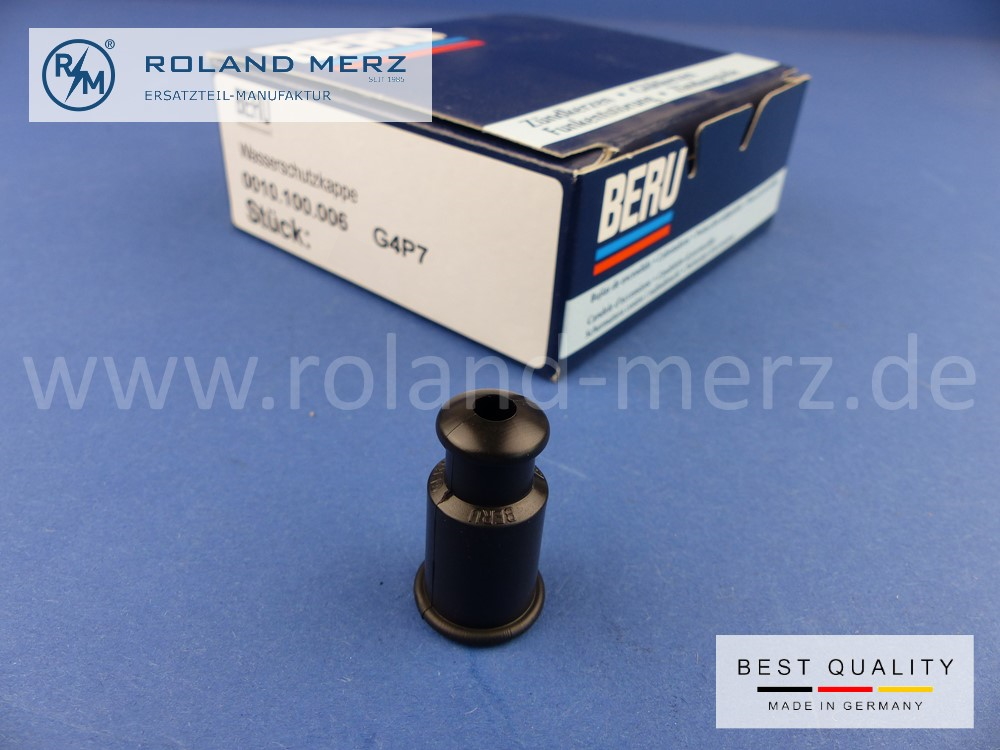 Original BERU Wasserschutzkappe G4P7 Deutsche Spitzenqualität, Mercedes 000 159 20 85 Wasserschutzkappe Beru ( 0 010 100 006) G4P7 für Zündkerzenstecker