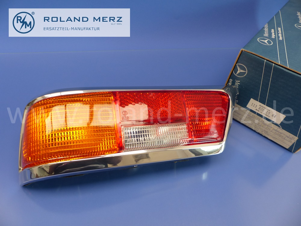 1138201564 Heckleuchte, Schlussleuchte, links, komplett, Mercedes W113 Pagode, Original Mercedes Neuteil, NOS 