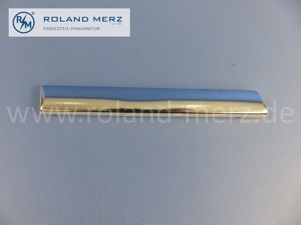 1136981280 Zierstab, Zierleiste, rechts, zwischen Tür und Hinterrad, Mercedes W113, Pagode, 230SL, 250SL, 280SL, Länge 185mm, Original Mercedes Neuteil, NOS