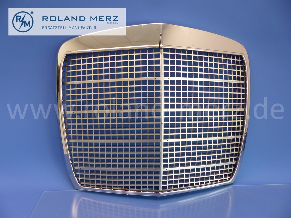 1088880015 Maske Kühler, Kühlermaske, Kühlerverkleidung, Kühlergrill, mit Schutzgitter 1088800185, Mercedes W108, W109, Original Mercedes Neuteil, NOS