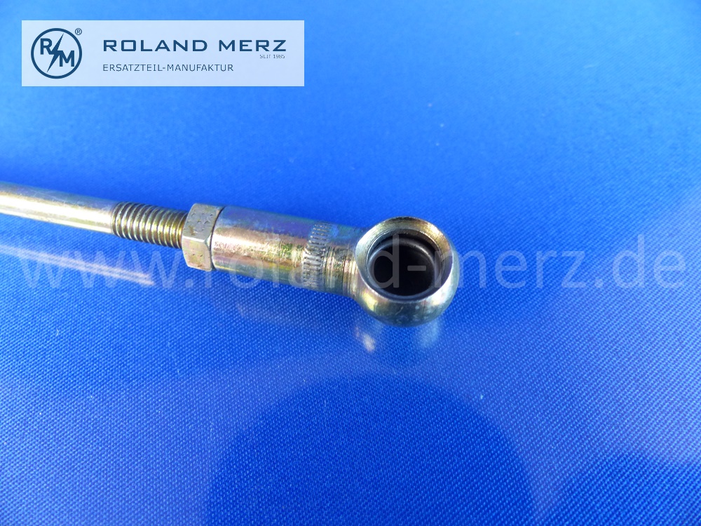 1800700375 Stange, Druckstange für Mercedes M108.920, 924 und M130.922, 925 kompl. mit Kugelpfannen, Original MB-Neuteil, NOS 