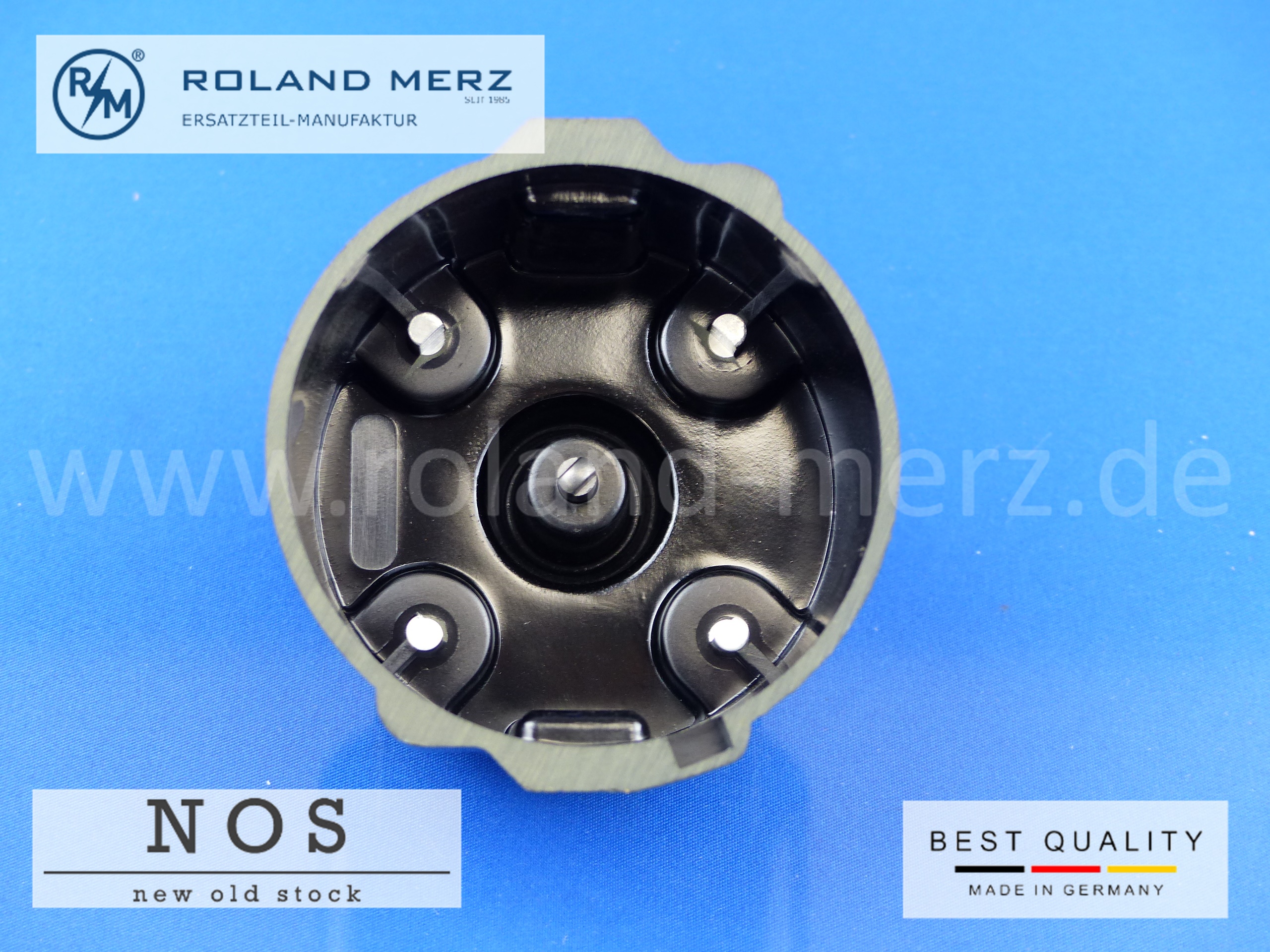 Verteilerkappe schwarz, Morris, Austin, MG, Bosch 1235522843