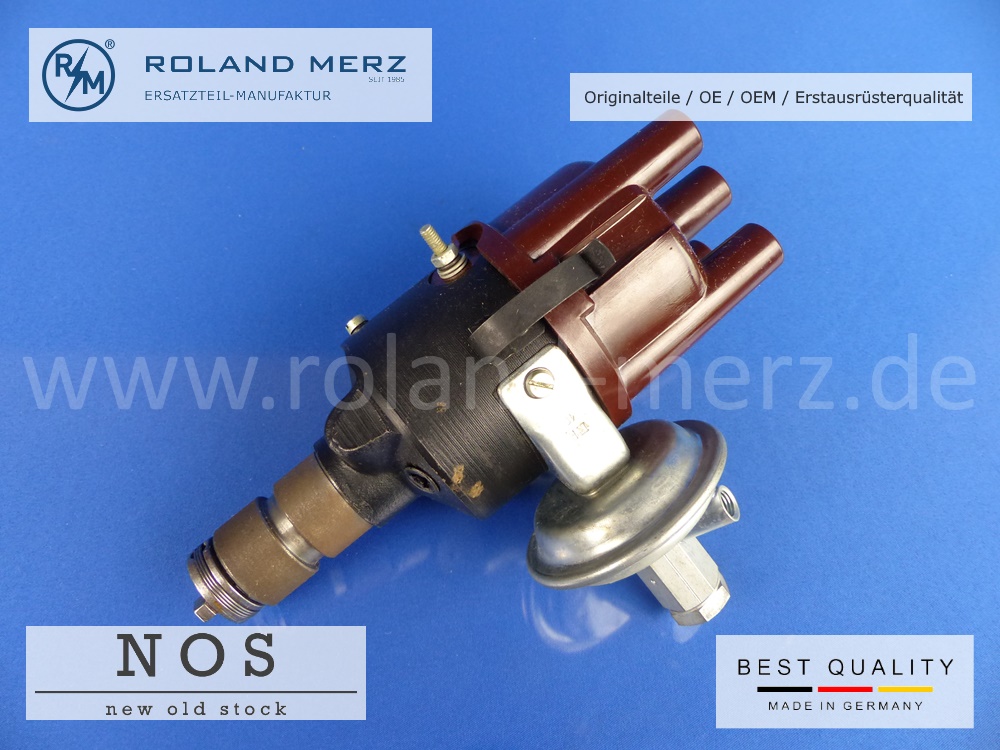 VJU-4-BR8-03 Zündverteiler Bosch VJU 4 BR 8 Graugussausführung für VW Käfer 30 PS, Volkswagen Type 111, 113, 115, 117, und 151 ab 08. 1954