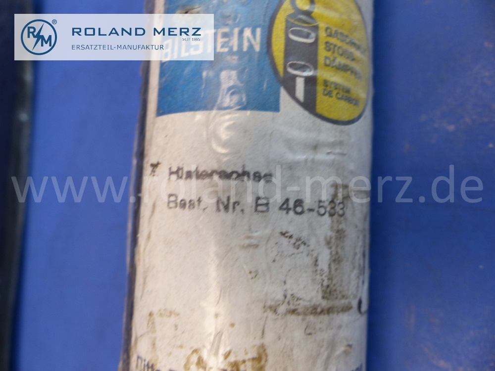 1103261500 shock absorber, gas pressure, pair, rear axle, Bilstein B 46-533, Mercedes W108, W109, W111, W112, E: 1083200131, original Mercedes spare-part, NOS