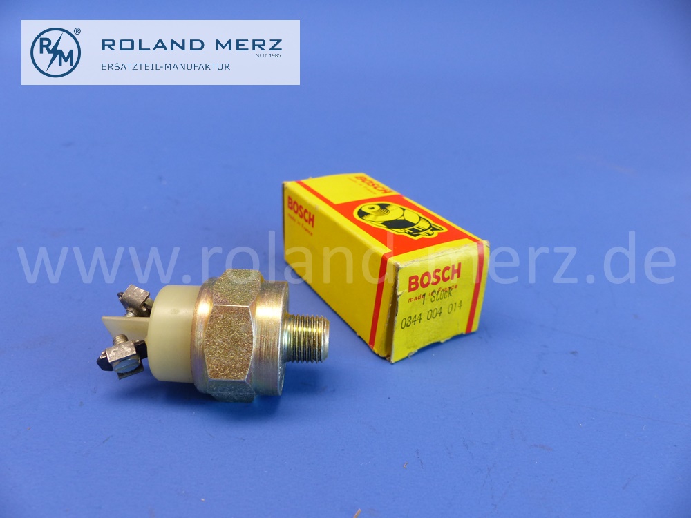 0344004014 Bosch Schalter Druckschalter Bremslicht, Bremslichtschalter, Mercedes 0005455909, Vario, L408D, LK911B, Original Bosch Neuteil, NOS