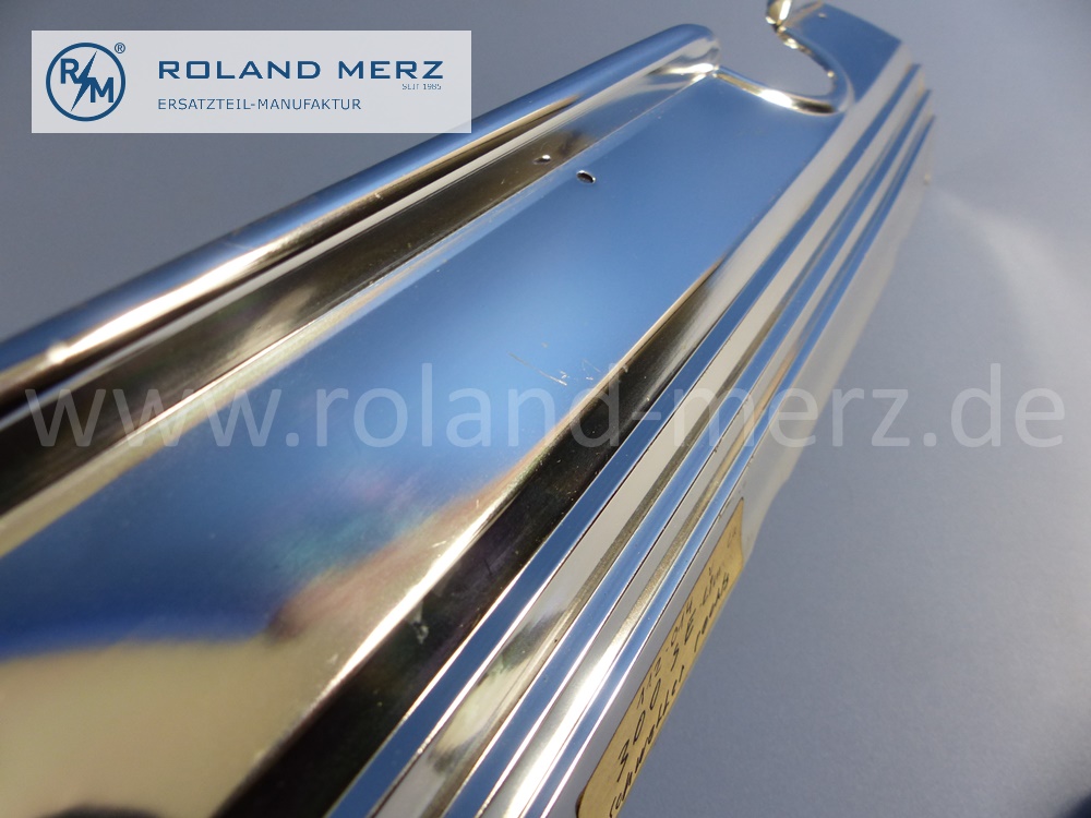 1126980287 Zierblende, Chromblende rechts, Länge 1865mm, Mercedes W112, MB 300SE, Original Mercedes Neuteil, NOS - einzelner kleiner Kratzer -