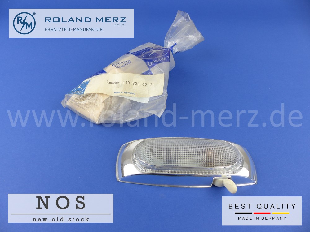 Deckenlampe m.eingeb.Schalter Mercedes 110 820 00 01, 180a - 219 alle BM 110, 220b