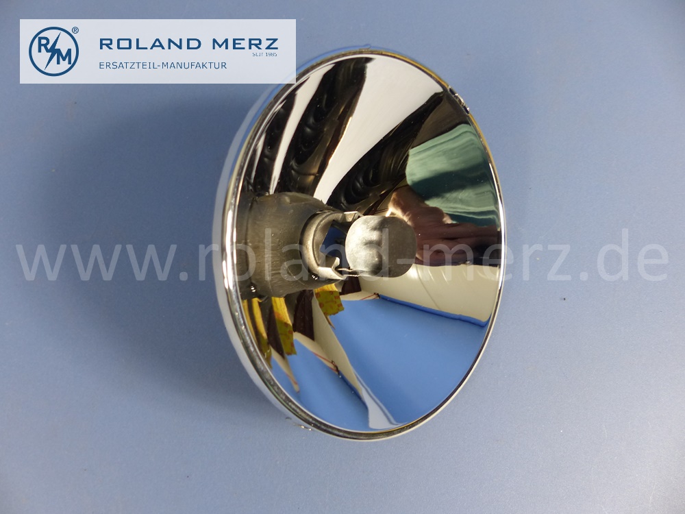 0008269078 Bosch reflector fog lamp front, 135mm, H3, left and right, Mercedes W123, original Mercedes spare-part, NOS