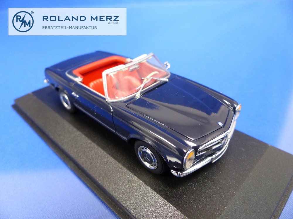 032232-07 Mercedes-Benz 280 SL Cabriolet dunkelblau - Minichamps PMA 1:43