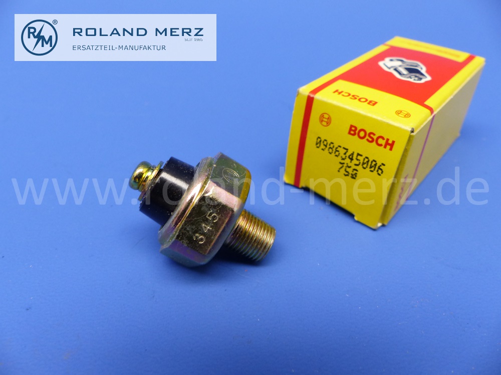 0986345006 Schalter Öldruck, Öldruckschalter, Honda, Toyota, Mazda, Mitsubishi, Suzuki, Kia, Hyundai, Subaru, Nissan, Daewoo, Original Bosch Neuteil, NOS 
