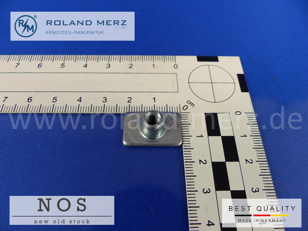 0009840522 Blechmutter an Vorderkotflügel Mercedes 190c - 300SE Bm 112 Original MB-Neuteil NOS 