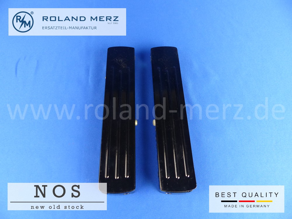 P1110565 Ein Paar Aufbauwinker SWF 41 001 Typ Wa 165 12V 165mm Pfeillänge schwarz lackiert für Mercedes 170V, Mercedes 170D, Vidal , Gutbrod, Goliath