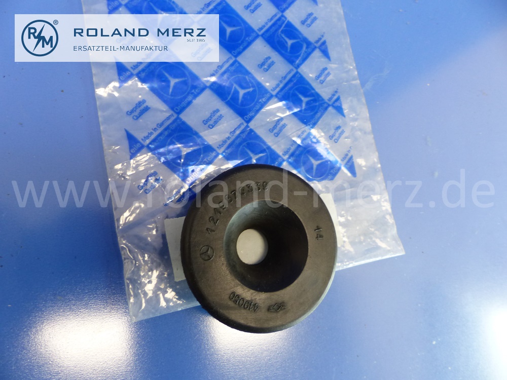 1219870339 Gummipuffer, Elastomerpuffer, Gummilager an Motorträger, Mercedes W110, W113, 309, Pagode, Heckflosse, Original Mercedes Neuteil, NOS