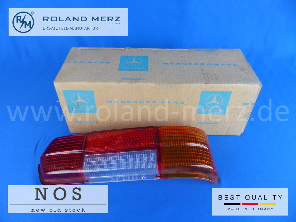 P1120551 108 826 16 56 Lichtscheibe für Rücklicht rechts für Mercedes alle BM 300SEL 3.5 und 6.3