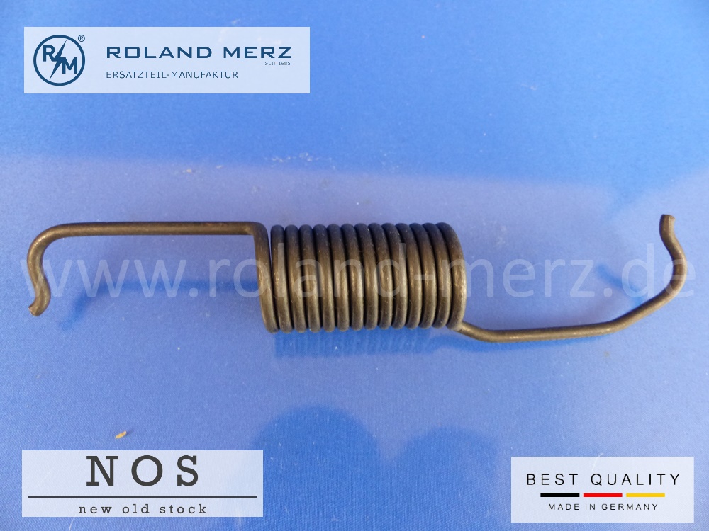 1109930910 Rückzugfeder oben Hinterradbremse, Mercedes 190c – 200Dc, 220b, Sb, 220SEb, Cp., NOS MB Original Teil