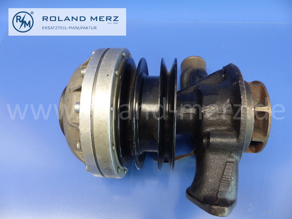 1002000601 Wasserpumpe mit hydraulischer Lüfterkupplung, ohne Pumpengehäuse, M100, 100.980, W100, MB 600, Original Mercedes Neuteil, NOS