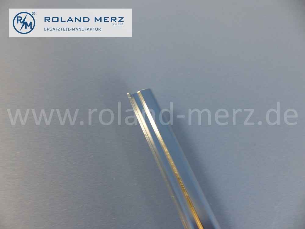 1237280131 Zierstab, Zierleiste, links, Fensterrahmen oben, Fahrertür, Mercedes W123, Länge 830 mm, Original Mercedes Neuteil, NOS