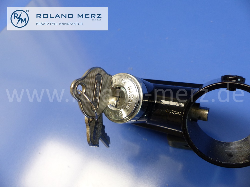 0004620730 Lenkungsschloss, Lenkradschloss, Zündschloss, mit Schlüsselpaar, Mercedes W121, 190SL, Original Mercedes Neuteil, NOS