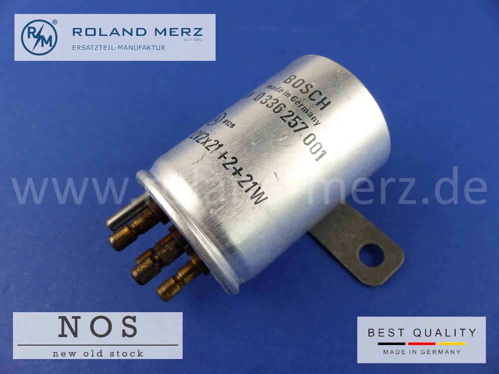 P1110084 Blinkgeber Bosch 0 336 257 001 12V 2+1x21 W für Mercedes W115