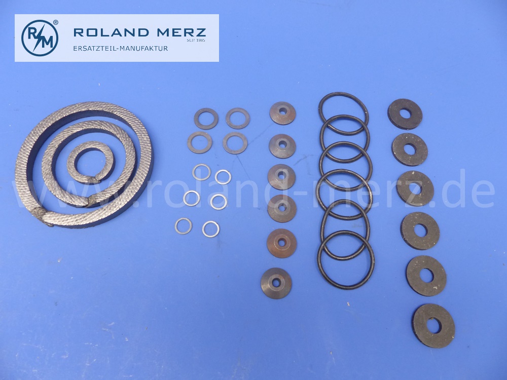 88S6053 engine gasket kit, Elring, comprehensive, Mercedes OM67 from 1932 for L3500 und LO4000, original Elring spare part, NOS