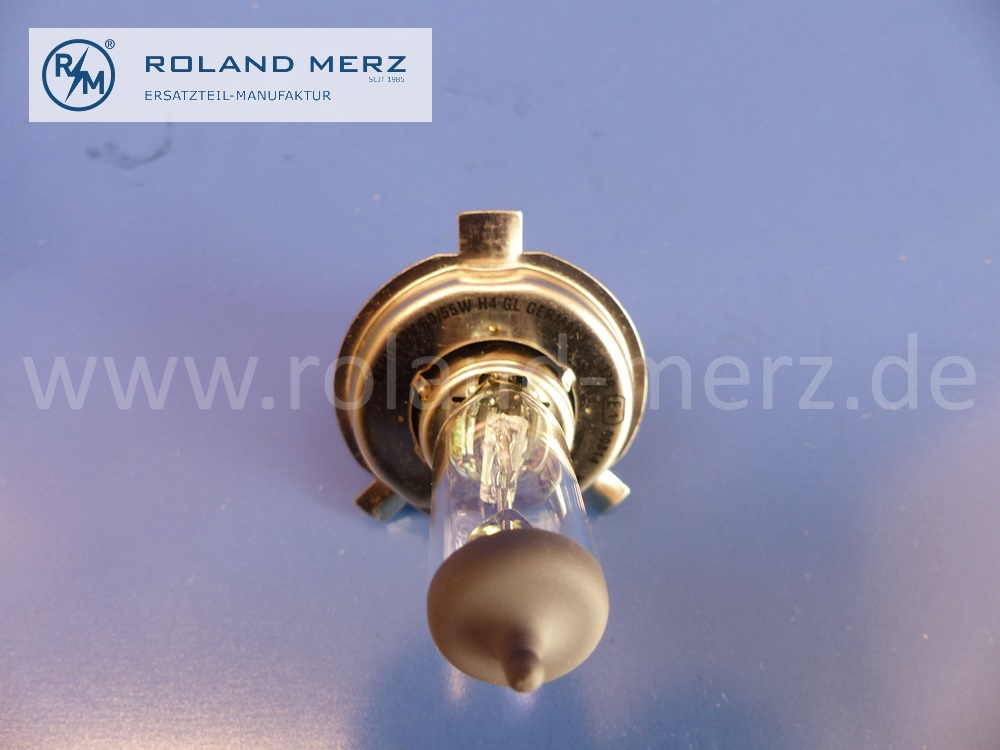 112601 Glühlampe H4, Abblendlicht, 12V, 60/55W, P43t, Beru 0500112601, UV reduziert, Original BERU Neuteil, NOS 