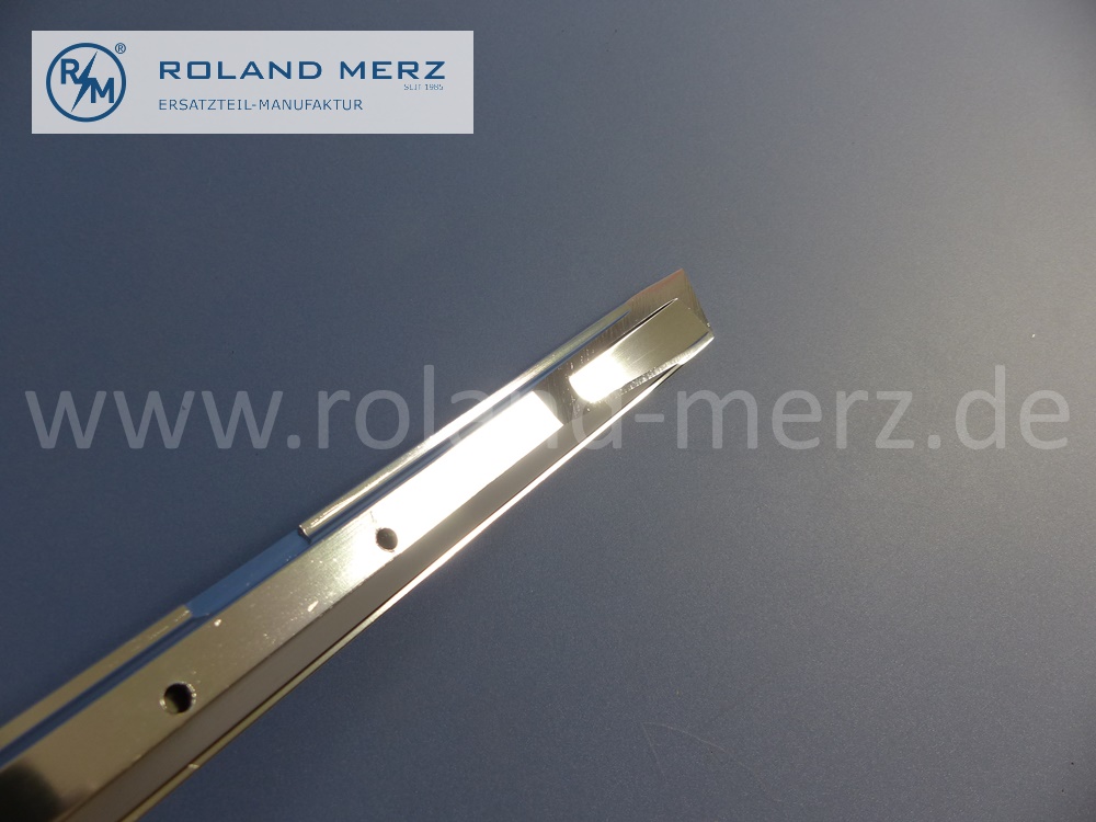 1076980381 Zierstab, Zierleiste, Hardtop, links, Mercedes R107 Roadster SL, Länge 975 mm, Original Mercedes Neuteil, NOS