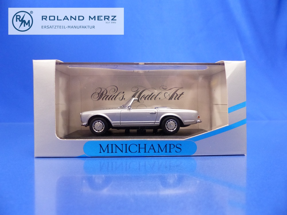 032230-01 Mercedes-Benz 280 SL Cabriolet silber - Minichamps PMA 1:43