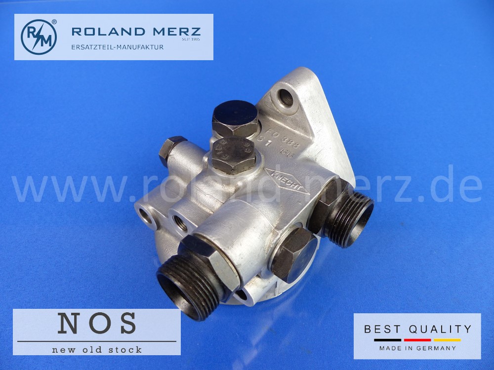 P1130732 Ölfiltergehäuse-Oberteil 000 184 30 08 für Motor M 189 Mercedes 300SE und 300SEL
