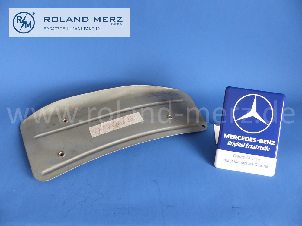 1124900330 Schutzblech Auspuff, Automatikgetriebe, Mercedes W112, 300SE, 300SE Coupe, Original Mercedes Neuteil, NOS 