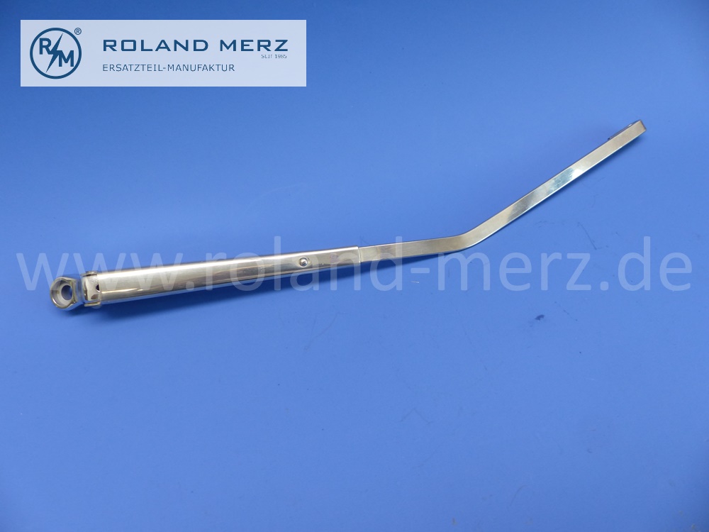 1088200144 Wischerarm links, verchromt, matt, Mercedes W108, W109, 250S, 250SE, 300SEb, 300SEL - M189 , original Mercedes Neuteil, NOS 