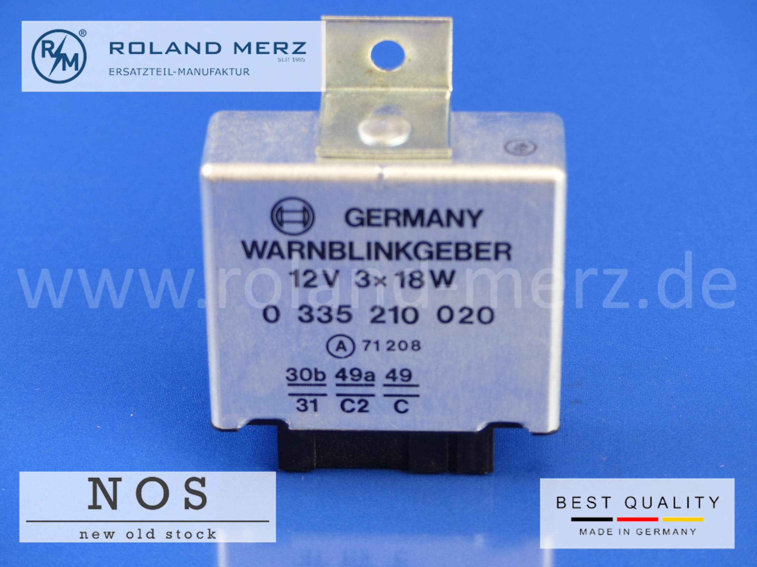 Warnblinkgeber Bosch 0 335 210 020, 12V Hanomag
