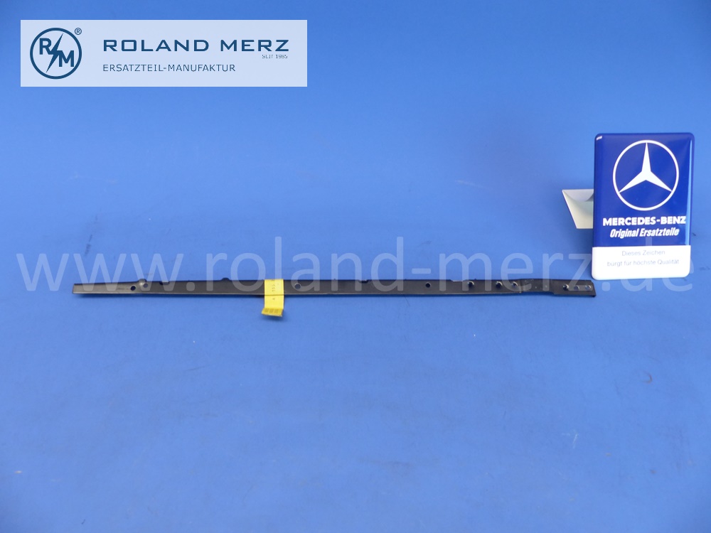 1157820124 Befestigungsschiene links, elektr. Schiebedach, Mercedes W114, W115, W116, W123, W126, Original Mercedes Neuteil, NOS 