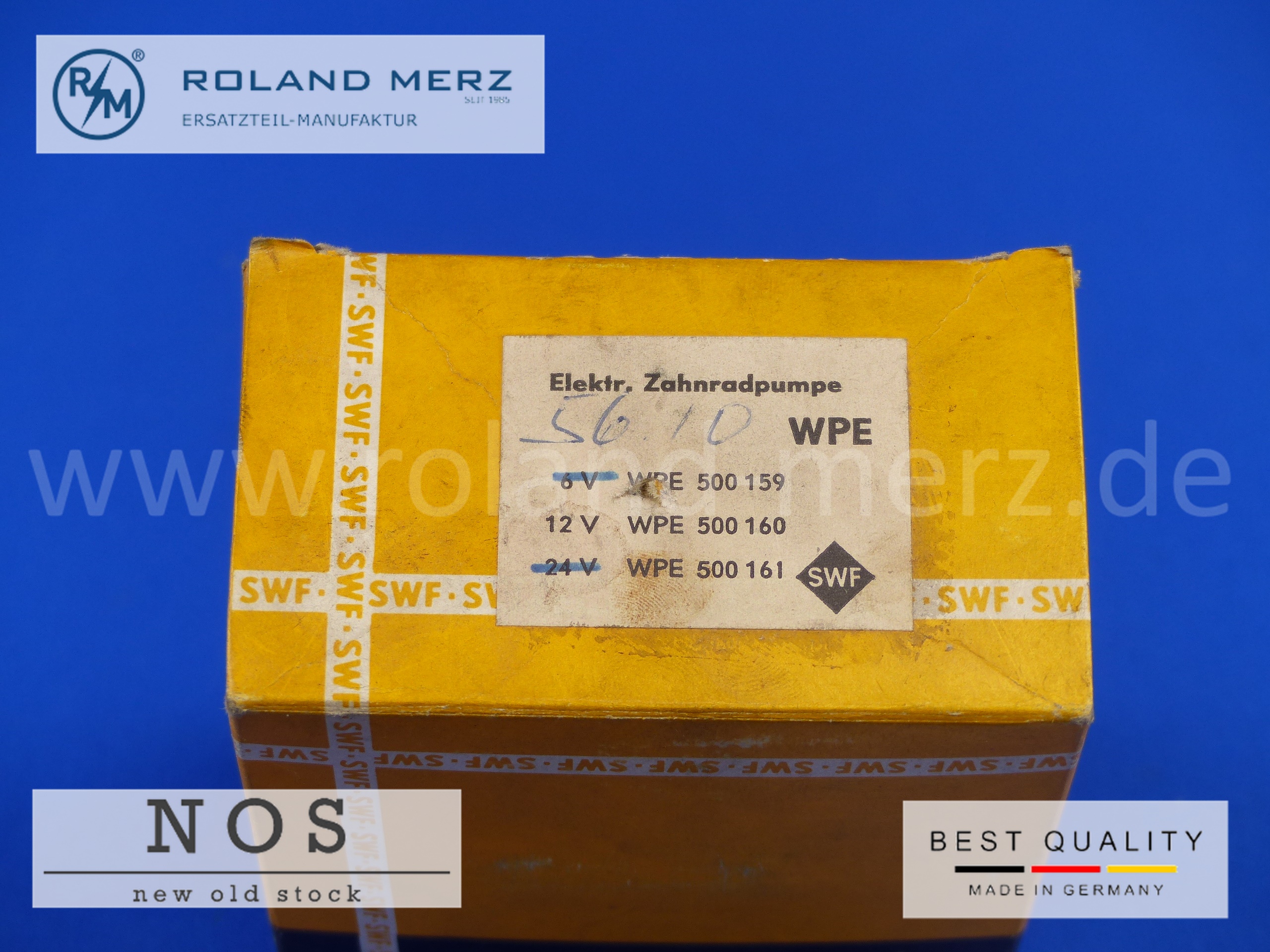 Zahnradpumpe, Scheibenwaschwasser, SWF WPE 500 160
