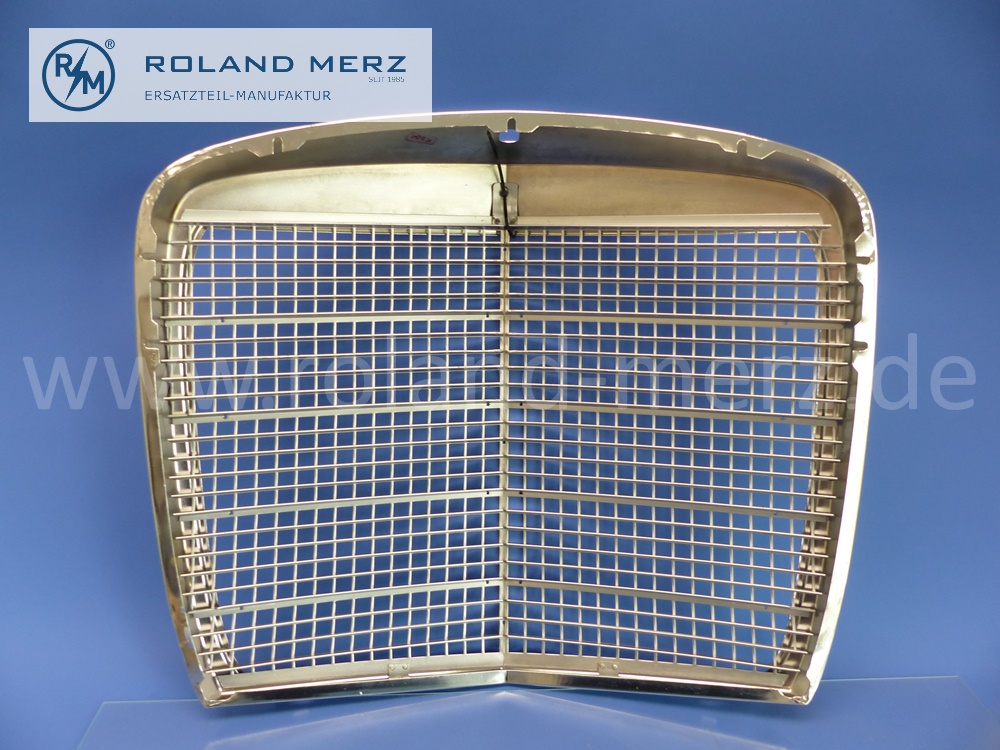 1088880015 Maske Kühler, Kühlermaske, Kühlerverkleidung, Kühlergrill, mit Schutzgitter 1088800185, Mercedes W108, W109, Original Mercedes Neuteil, NOS