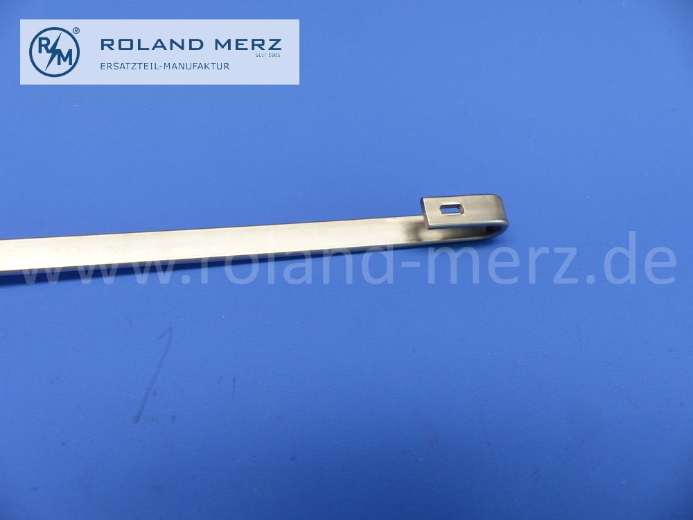 1088200144 Wischerarm links, verchromt, matt, Mercedes W108, W109, 250S, 250SE, 300SEb, 300SEL - M189 , original Mercedes Neuteil, NOS 