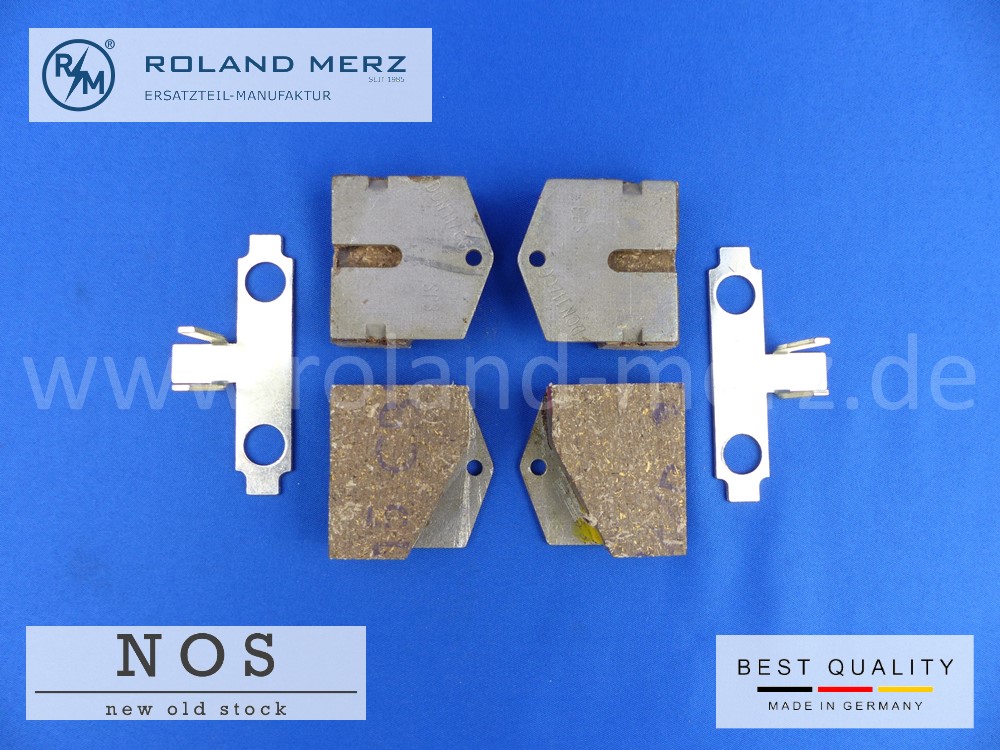 0005860242 ATE brake blocks, complete set, incl. fastenings, Mercedes W112, 300SE, ATE 3.0870-0002.2