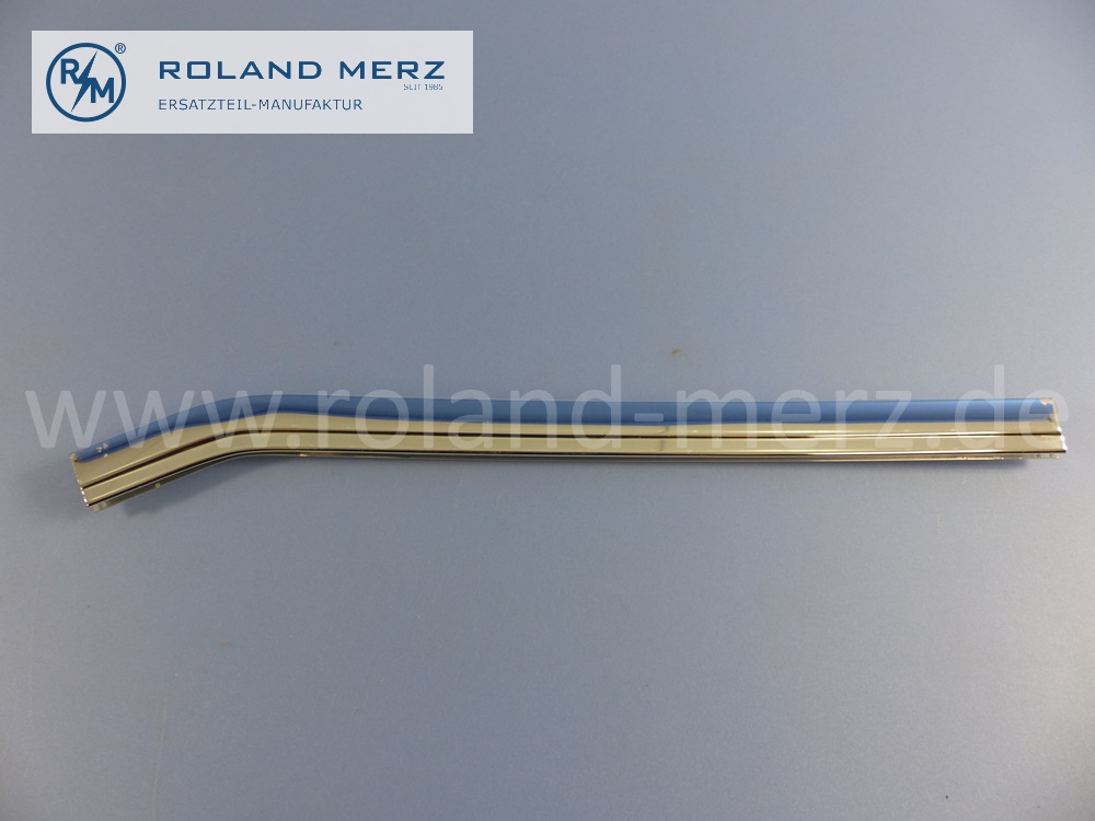 1076731030 Rahmen, Zierrahmen, Seitenscheibe hinten, rechts, Mercedes C107, Coupé SLC, Länge 440mm, Original Mercedes Neuteil, NOS