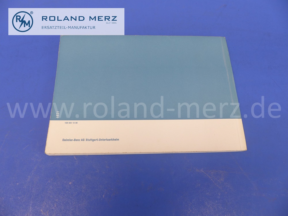 1085841596 Betriebsanleitung, Bedienungsanleitung, Mercedes W108, 250SE, mehrsprachig, März 1966, 174 Seiten, Original Mercedes Neuteil, NOS 