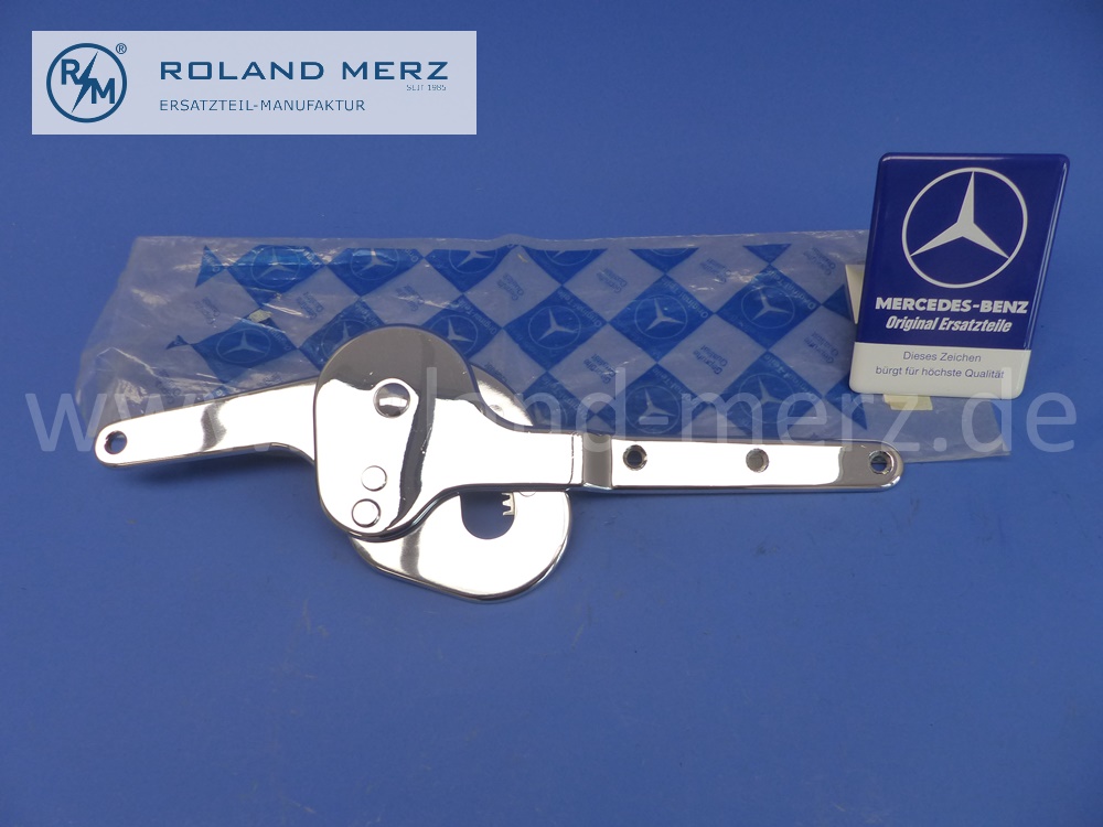 0009100286 Lehnenverstellung, Ruhesitzbeschlag, Beschlag Ruhesitz, rechts, linker Vordersitz, Mercedes W120, W121, W186, W188, original Mercedes Neuteil, NOS 