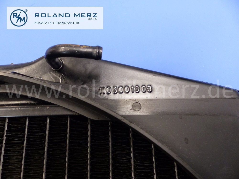 1105001303 Kühler, Wasserkühler, Behr, Mercedes Heckflosse, 230, W110, Original Mercedes Neuteil, NOS, - geprüft -