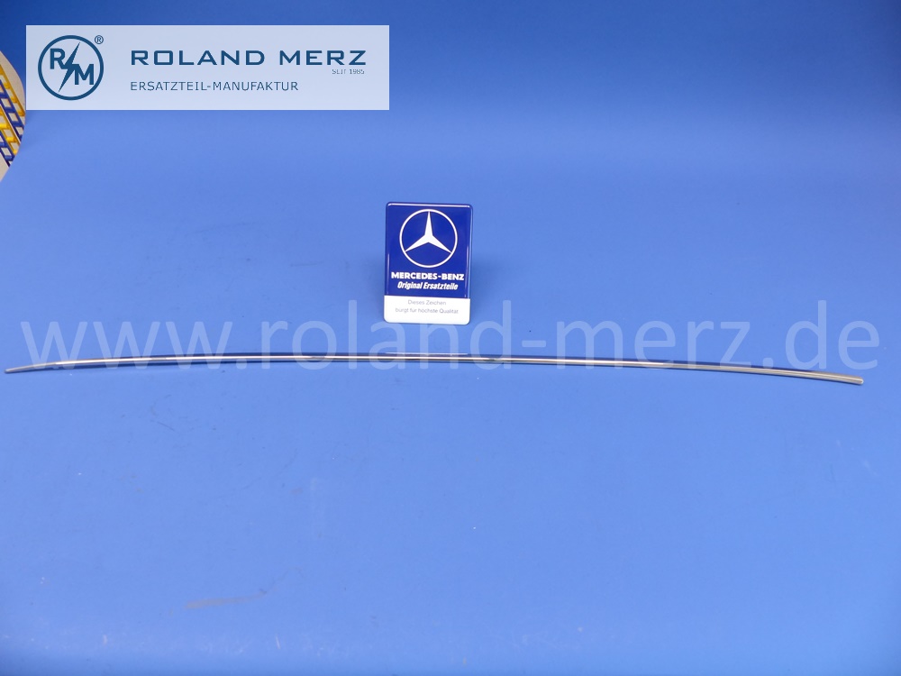 101808800895 1808800895 Zierstab auf Hinterkotflügel rechts, Mercedes Ponton 220S, 220 SE, Länge 950mm, Original MB-Neuteil, NOS 