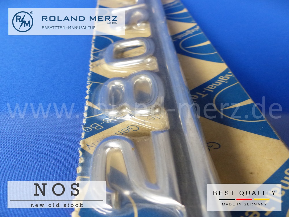 107 817 04 15 Typenzeichen Schriftzug Mercedes 280SLC Bm 107 Originalausführung MB Neuteil NOS