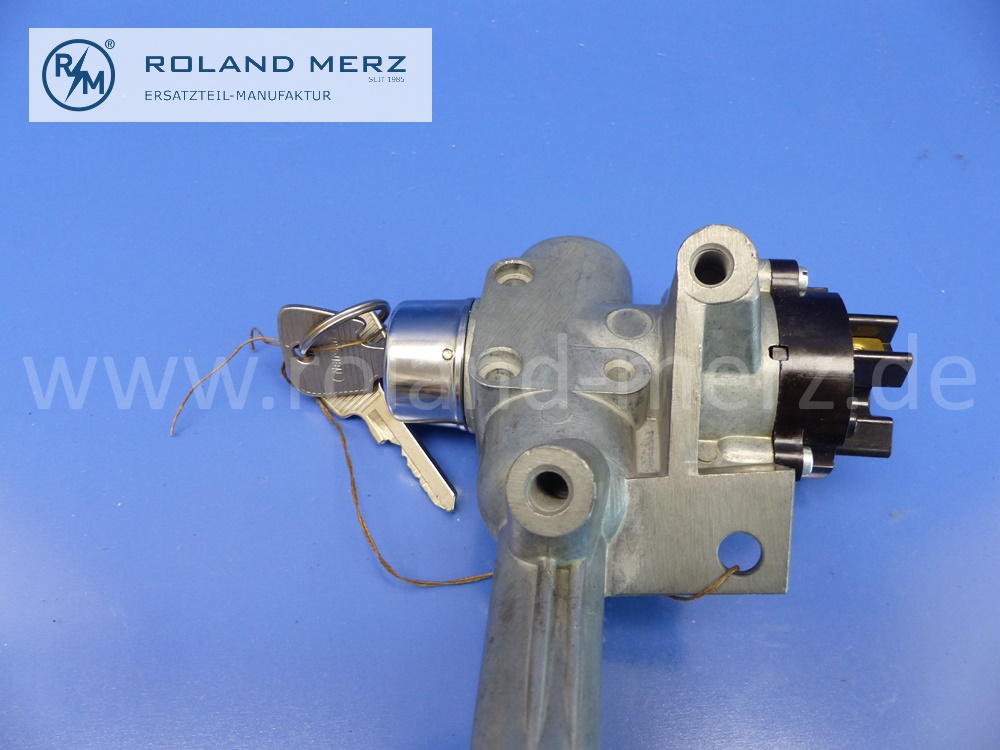 0004622830 Lenkungsschloss, Lenkradschloss, Zündschloss, mit Schlüsselpaar, LHD, Mercedes W100, W113, MB 600, 230SL, 250SL, Pagode, Original Mercedes Neuteil, NOS