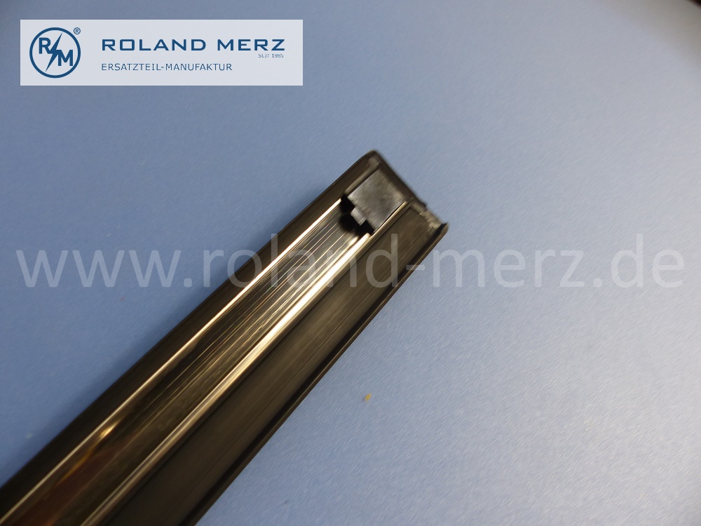 1236981280 Zierstab, Zierleiste, rechts, Fahrertür unten, Mercedes W123, Länge 1000 mm, Original Mercedes Neuteil, NOS